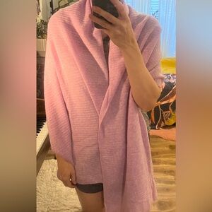 Cashmere wrap, scarf in purple